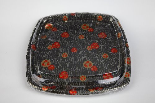 XYW-8135 꽃무늬 초밥 회용기 스시포장용기 200개