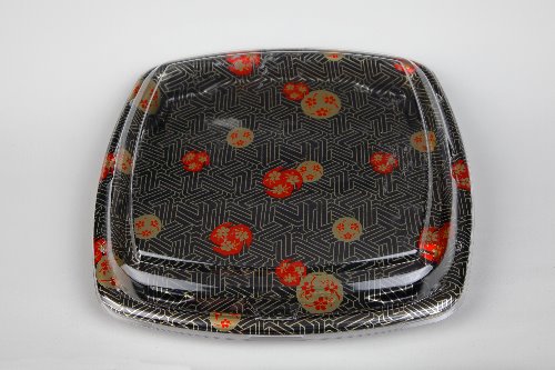 XYW-8127 꽃무늬 초밥 회용기 스시포장용기 400개